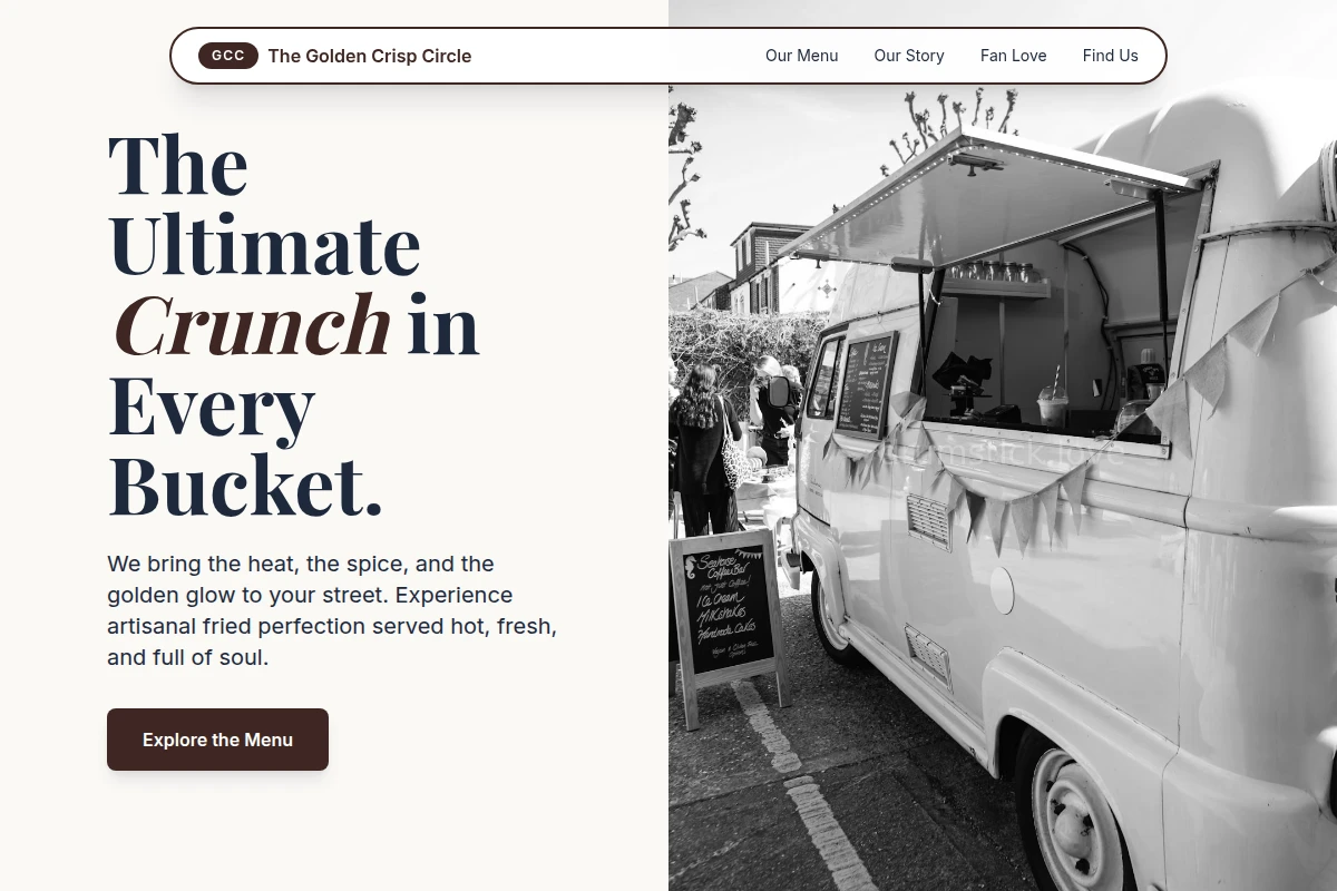 Bucket Food Truck